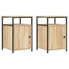 Stella Homewares Bedside Cabinets 2 pcs Sonoma Oak 40x42x60 cm Engineered Wood