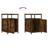 Stella Homewares Bedside Cabinets 2 pcs Smoked Oak 40x42x60 cm Engineered Wood