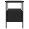 Stella Homewares Bedside Cabinets 2 pcs Black 34x36x50 cm Engineered Wood