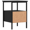 Stella Homewares Bedside Cabinets 2 pcs Black 34x36x50 cm Engineered Wood