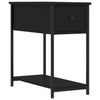Stella Homewares Bedside Cabinets 2 pcs Black 30x60x60 cm Engineered Wood