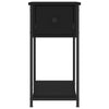 Stella Homewares Bedside Cabinets 2 pcs Black 30x60x60 cm Engineered Wood