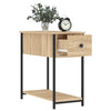 Stella Homewares Bedside Cabinets 2 pcs Sonoma Oak 30x60x60 cm Engineered Wood
