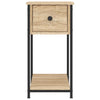 Stella Homewares Bedside Cabinets 2 pcs Sonoma Oak 30x60x60 cm Engineered Wood