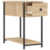 Stella Homewares Bedside Cabinets 2 pcs Sonoma Oak 30x60x60 cm Engineered Wood