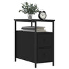 Stella Homewares Bedside Cabinets 2 pcs Black 30x60x60 cm Engineered Wood