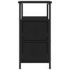 Stella Homewares Bedside Cabinets 2 pcs Black 30x60x60 cm Engineered Wood