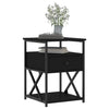 Stella Homewares Bedside Cabinets 2 pcs Black 40x42x55 cm Engineered Wood