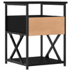 Stella Homewares Bedside Cabinets 2 pcs Black 40x42x55 cm Engineered Wood