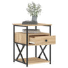 Stella Homewares Bedside Cabinets 2 pcs Sonoma Oak 40x42x55 cm Engineered Wood