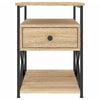 Stella Homewares Bedside Cabinets 2 pcs Sonoma Oak 40x42x55 cm Engineered Wood