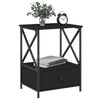 Stella Homewares Bedside Tables 2 pcs Black 50x41x65 cm Engineered Wood