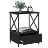 Stella Homewares Bedside Tables 2 pcs Black 50x41x65 cm Engineered Wood
