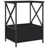 Stella Homewares Bedside Tables 2 pcs Black 50x41x65 cm Engineered Wood