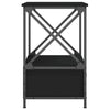 Stella Homewares Bedside Tables 2 pcs Black 50x41x65 cm Engineered Wood