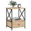 Stella Homewares Bedside Tables 2 pcs Sonoma Oak 50x41x65 cm Engineered Wood