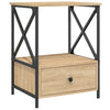 Stella Homewares Bedside Tables 2 pcs Sonoma Oak 50x41x65 cm Engineered Wood