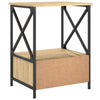 Stella Homewares Bedside Tables 2 pcs Sonoma Oak 50x41x65 cm Engineered Wood