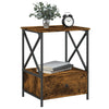 Stella Homewares Bedside Tables 2 pcs Smoked Oak 50x41x65 cm Engineered Wood
