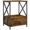 Stella Homewares Bedside Tables 2 pcs Smoked Oak 50x41x65 cm Engineered Wood