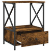 Stella Homewares Bedside Tables 2 pcs Smoked Oak 50x41x65 cm Engineered Wood