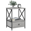 Stella Homewares Bedside Tables 2 pcs Grey Sonoma 50x41x65 cm Engineered Wood