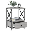 Stella Homewares Bedside Tables 2 pcs Grey Sonoma 50x41x65 cm Engineered Wood