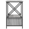 Stella Homewares Bedside Tables 2 pcs Grey Sonoma 50x41x65 cm Engineered Wood