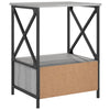 Stella Homewares Bedside Tables 2 pcs Grey Sonoma 50x41x65 cm Engineered Wood