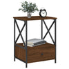 Stella Homewares Bedside Tables 2 pcs Brown Oak 50x41x65 cm Engineered Wood