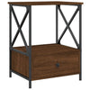 Stella Homewares Bedside Tables 2 pcs Brown Oak 50x41x65 cm Engineered Wood