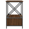 Stella Homewares Bedside Tables 2 pcs Brown Oak 50x41x65 cm Engineered Wood