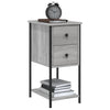 Stella Homewares Bedside Cabinets 2 pcs Grey Sonoma 32x42x70 cm Engineered Wood