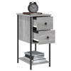 Stella Homewares Bedside Cabinets 2 pcs Grey Sonoma 32x42x70 cm Engineered Wood