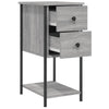 Stella Homewares Bedside Cabinets 2 pcs Grey Sonoma 32x42x70 cm Engineered Wood