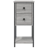 Stella Homewares Bedside Cabinets 2 pcs Grey Sonoma 32x42x70 cm Engineered Wood