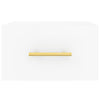 Stella Homewares Wall-mounted Bedside Cabinet White 35x35x20 cm