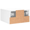 Stella Homewares Wall-mounted Bedside Cabinet White 35x35x20 cm