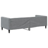 Stella Homewares Day Bed without Mattress Light Grey 90x190 cm Fabric