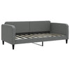 Stella Homewares Day Bed without Mattress Dark Grey 90x190 cm Fabric