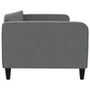 Stella Homewares Day Bed without Mattress Dark Grey 90x190 cm Fabric