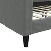 Stella Homewares Day Bed without Mattress Dark Grey 90x190 cm Fabric
