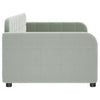 Stella Homewares Day Bed without Mattress Light Grey 90x190 cm Velvet