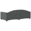 Stella Homewares Day Bed without Mattress Dark Grey 90x190 cm Fabric