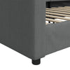 Stella Homewares Day Bed without Mattress Dark Grey 90x190 cm Fabric