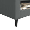 Stella Homewares Day Bed without Mattress Dark Grey 90x190 cm Fabric