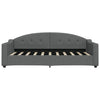Stella Homewares Day Bed without Mattress Dark Grey 90x190 cm Fabric