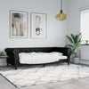 Stella Homewares Day Bed without Mattress Black 90x190 cm Faux Leather