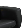 Stella Homewares Massage Recliner Chair with Footstool Black Faux Leather