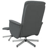 Stella Homewares Massage Recliner Chair with Footstool Dark Grey Fabric
